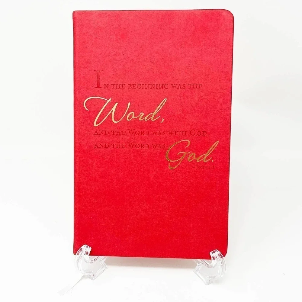Eccolo Red Christian Writing Journal 5 1/2